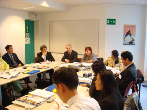 Theary Seng at EU Brussels, Feb. 2009