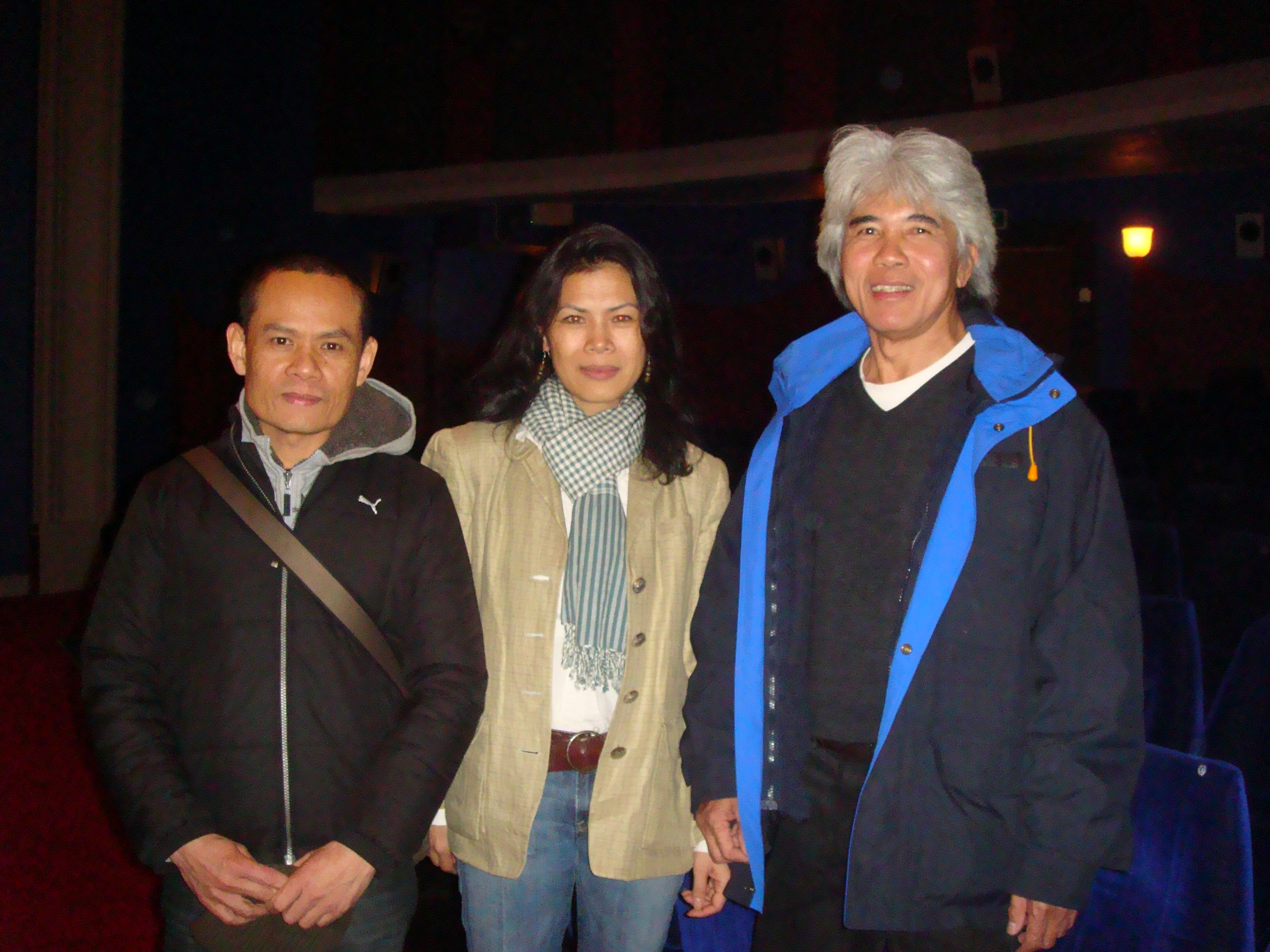 Theary Seng with Cambodian and Thai Swedes in Stockholm, 23 Oct. 2010