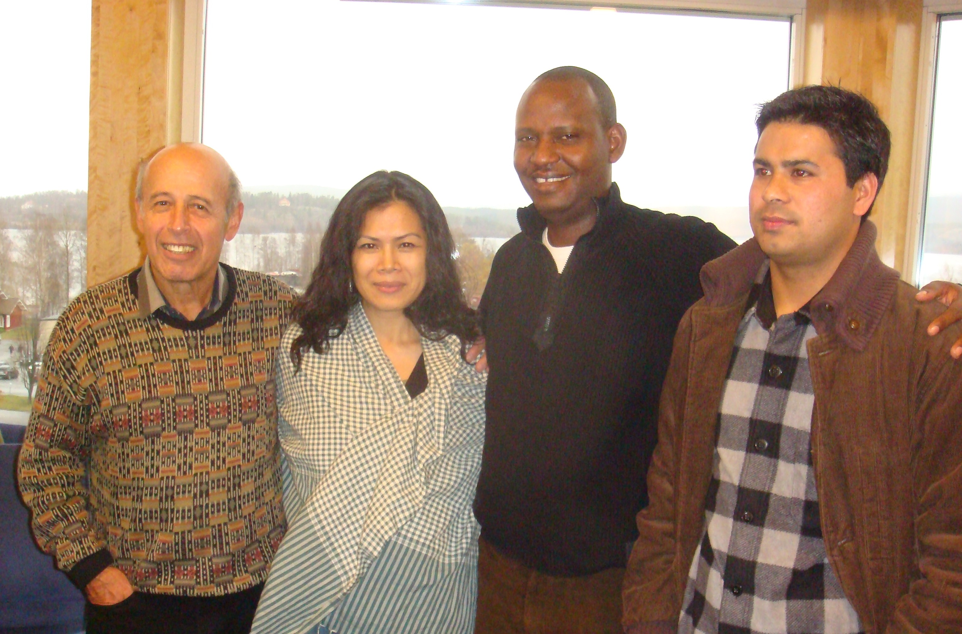 Theary Seng with Ervin Staub, Sweden