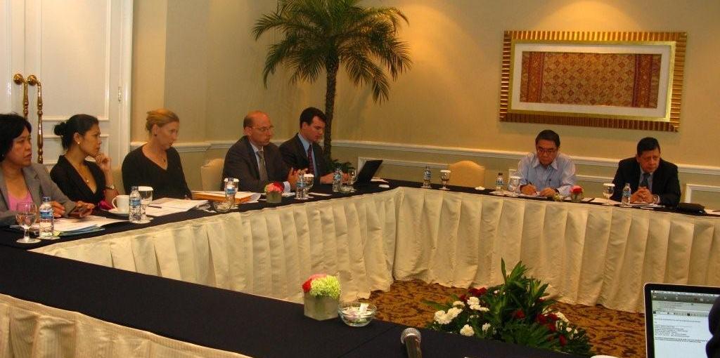 Theary Seng at HRRCA Governing Board meeting, 23 Aug. 2010