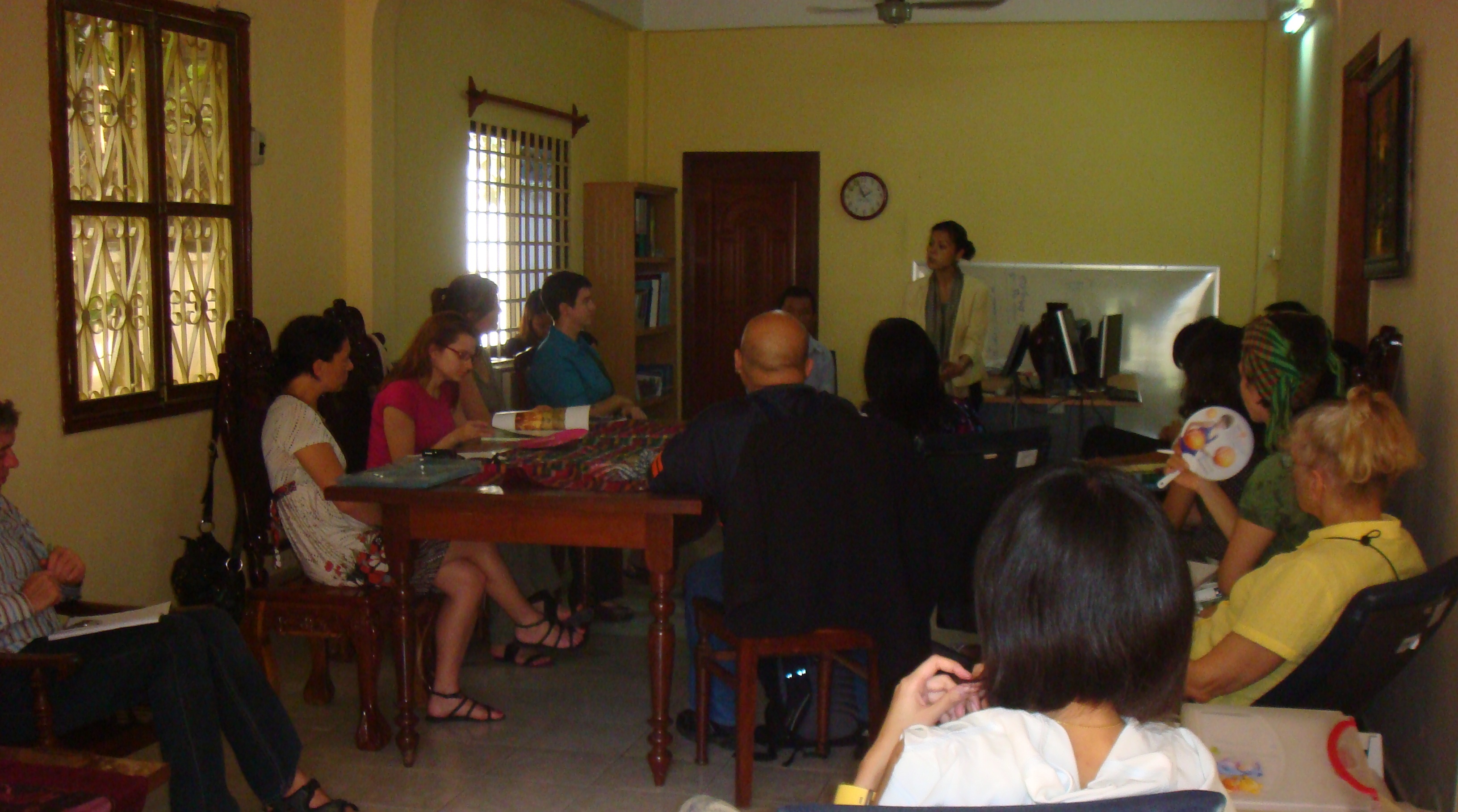 Theary Seng with Rotary Peace Fellows of Chulalongkorn University, 6 Sept. 2010
