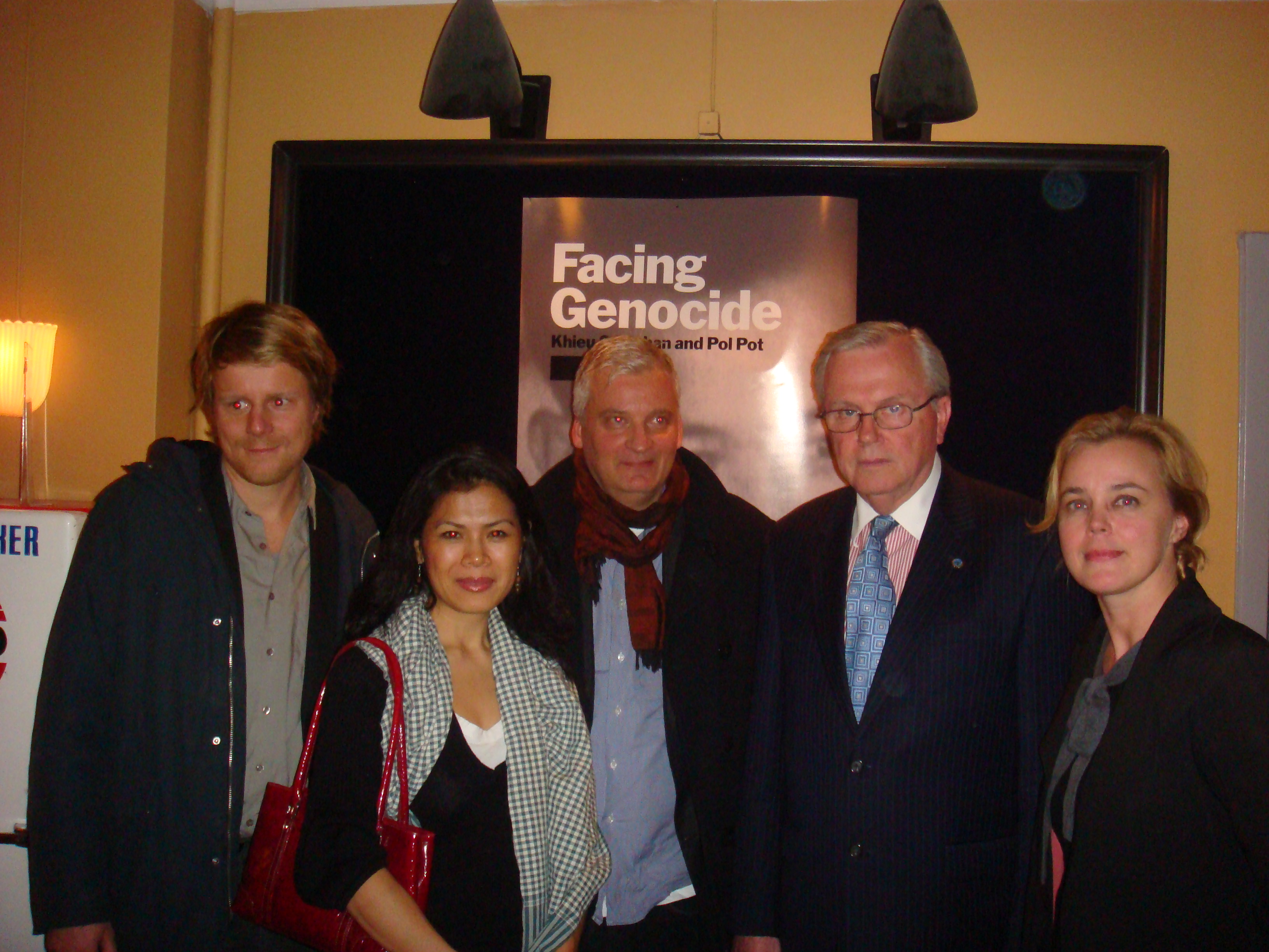 Theary Seng, Staffan Lindberg, David Aronowitsch, Jenny Orborn, Hans Corell, 20 Oct. 2010 Stockholm