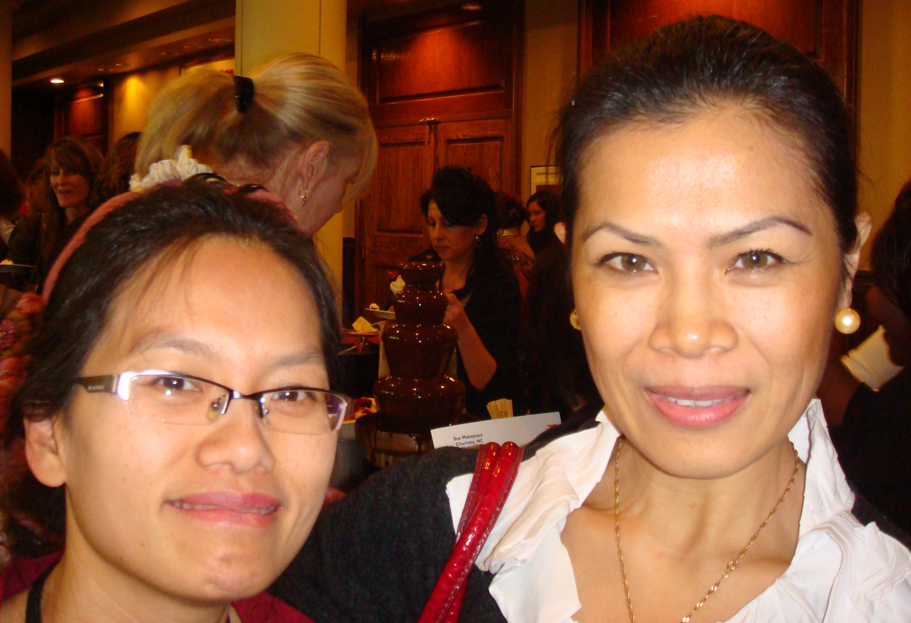 Theary Seng and Haidy Ear-Dupuy at Women of Vision National Conference (Wash. DC, 7-10 March 2010)