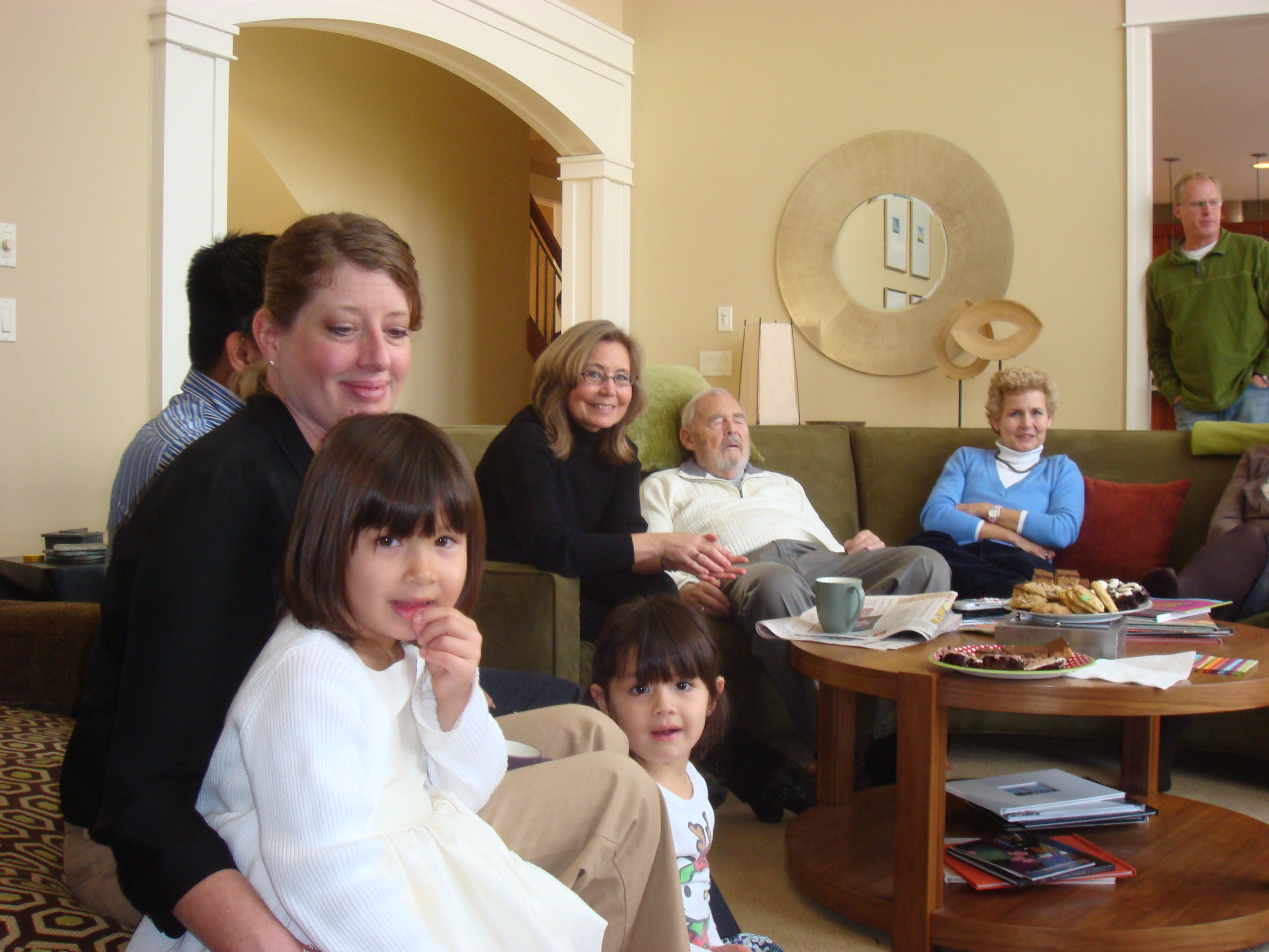 Sina Seng and his family, 9 Jan. 2011