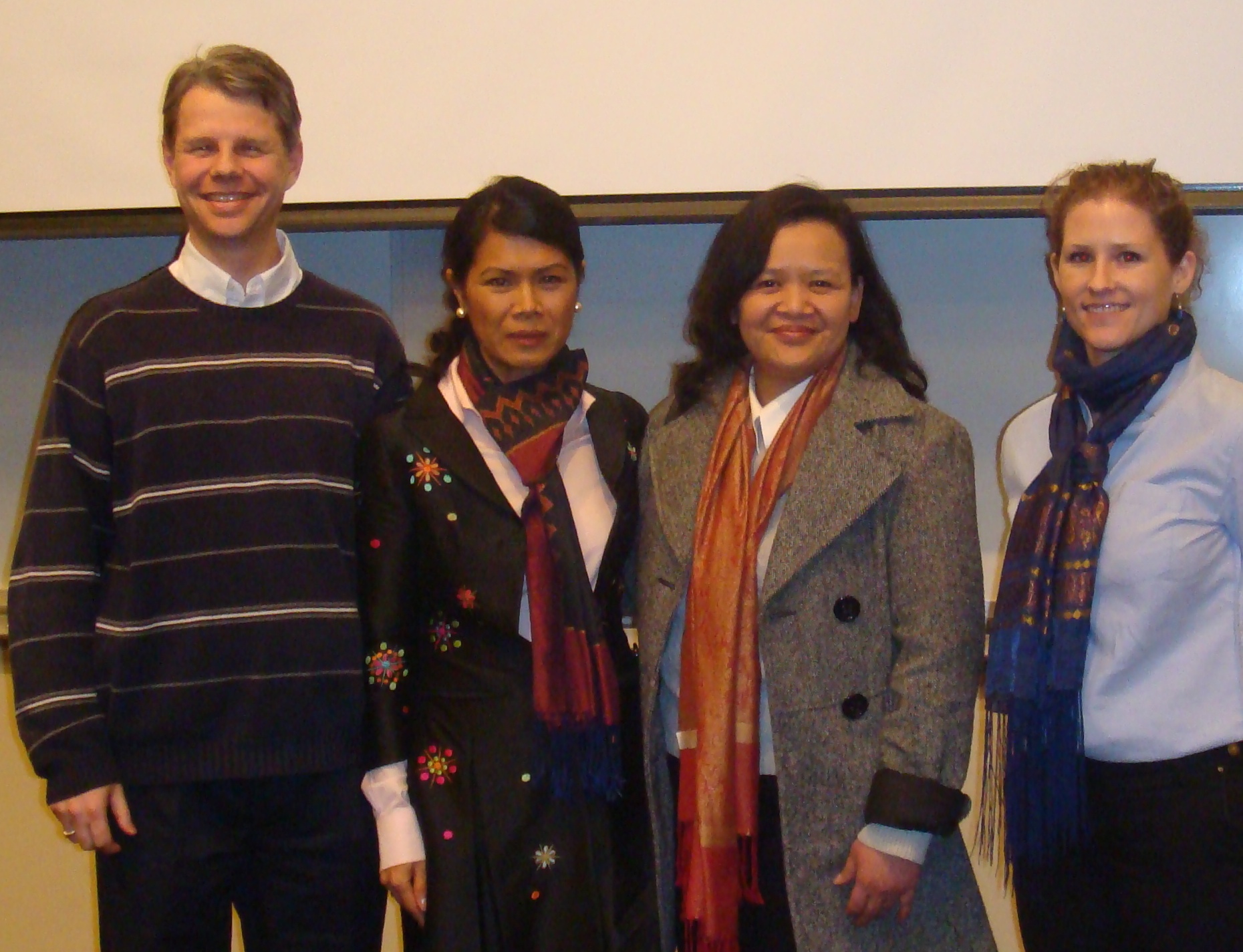 Allen Hicken, Theary Seng, Dorasy Paul, Kate Wright\
