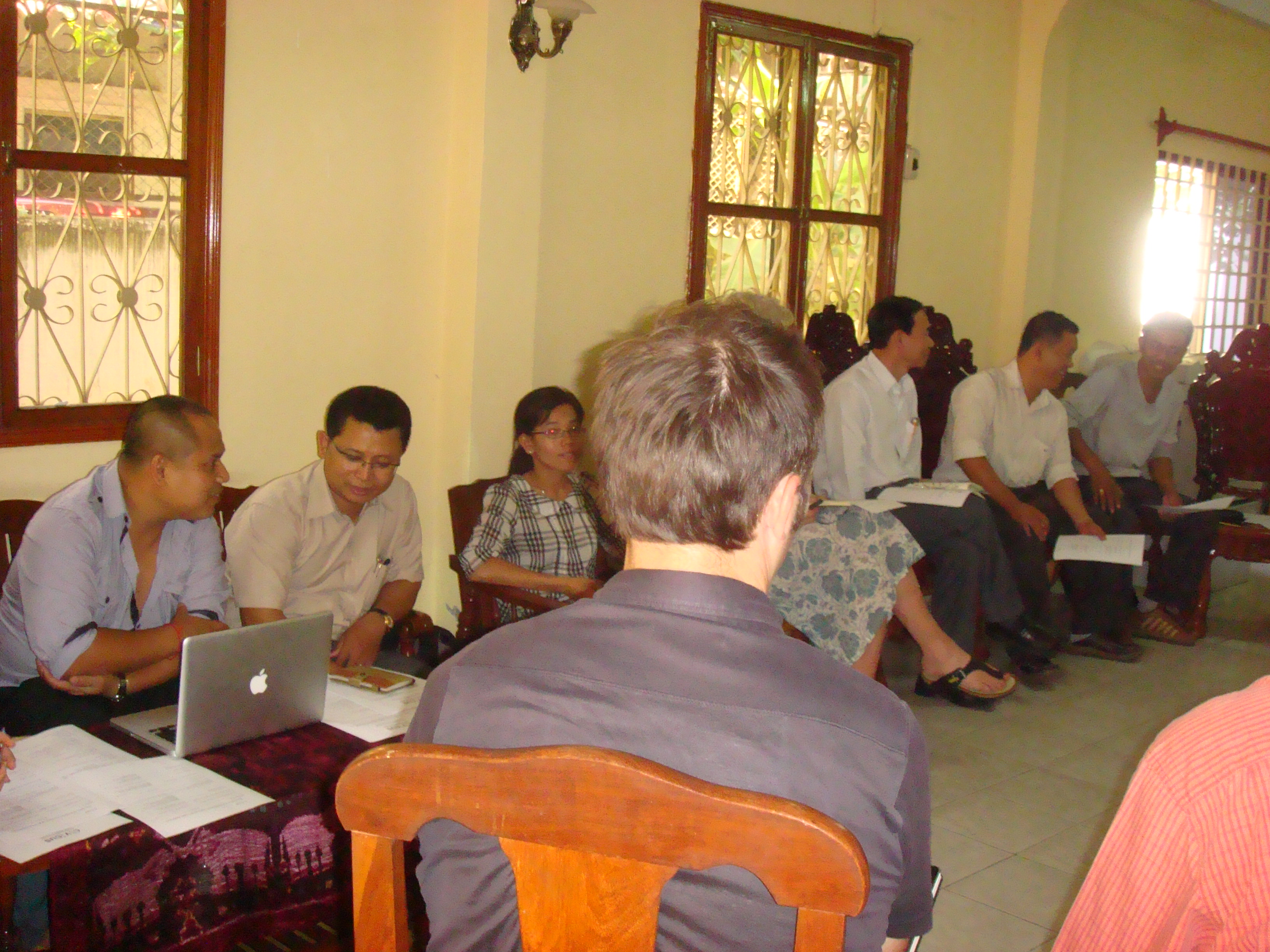 Theary Seng, Dr. Ervin Staub at CIVICUS Cambodia, 10 March 2011