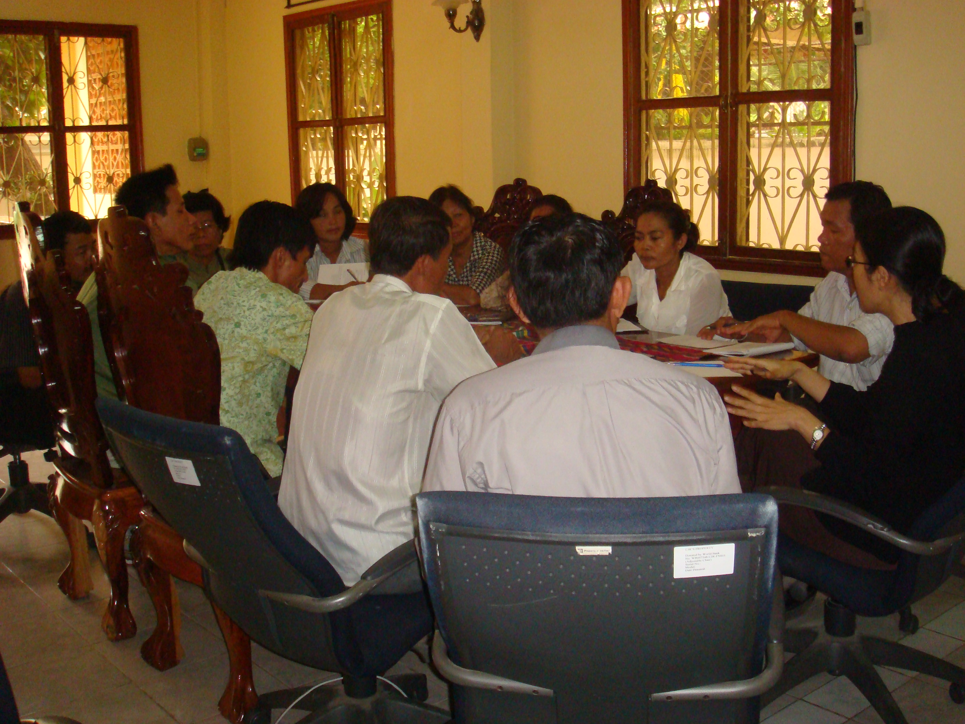Theary Seng meeting with Association of Khmer Rouge Victims in Cambodia, 17 Aug. 2010