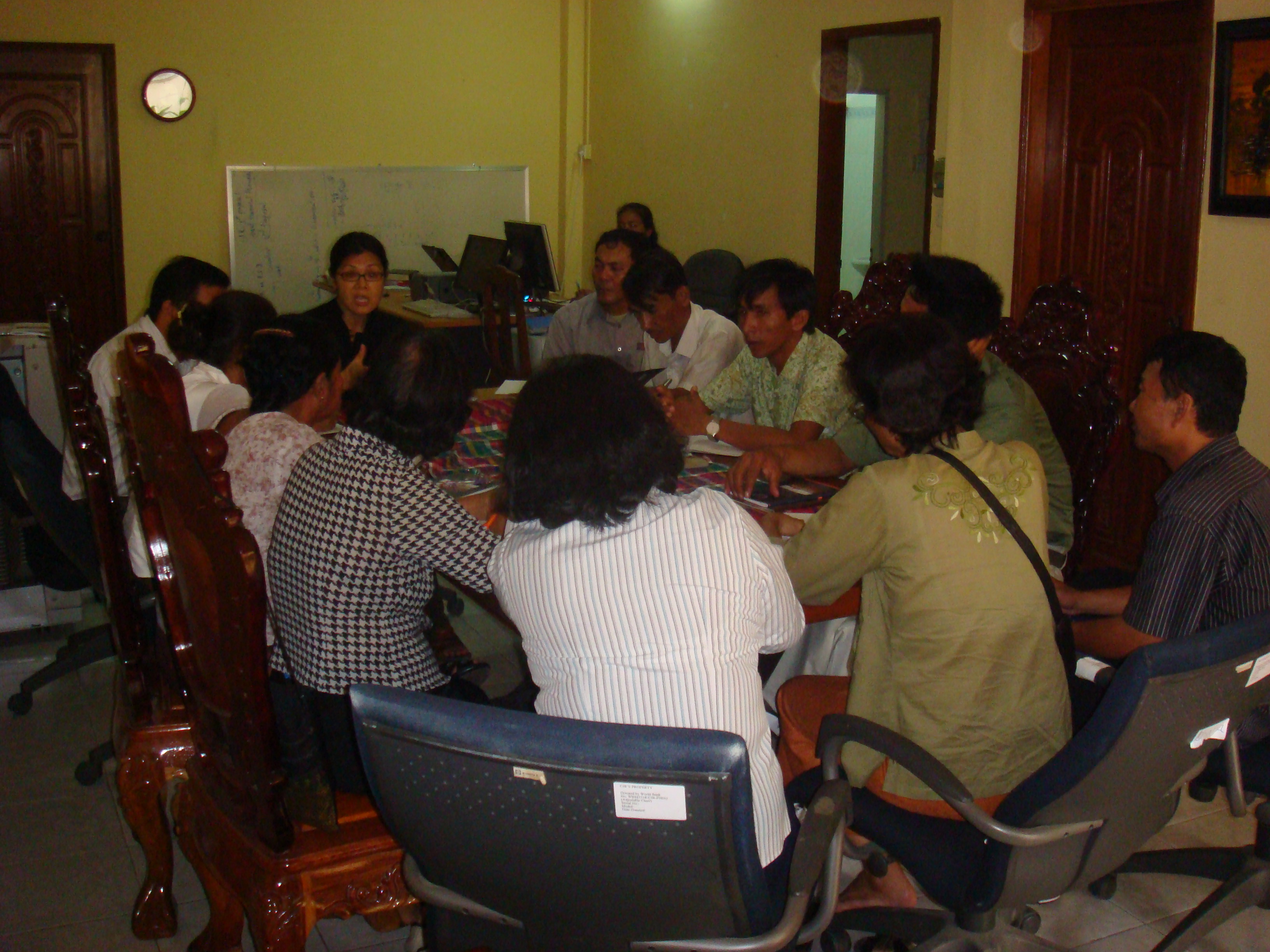 Theary Seng meeting with Association of Khmer Rouge Victims in Cambodia, 17 Aug. 2010
