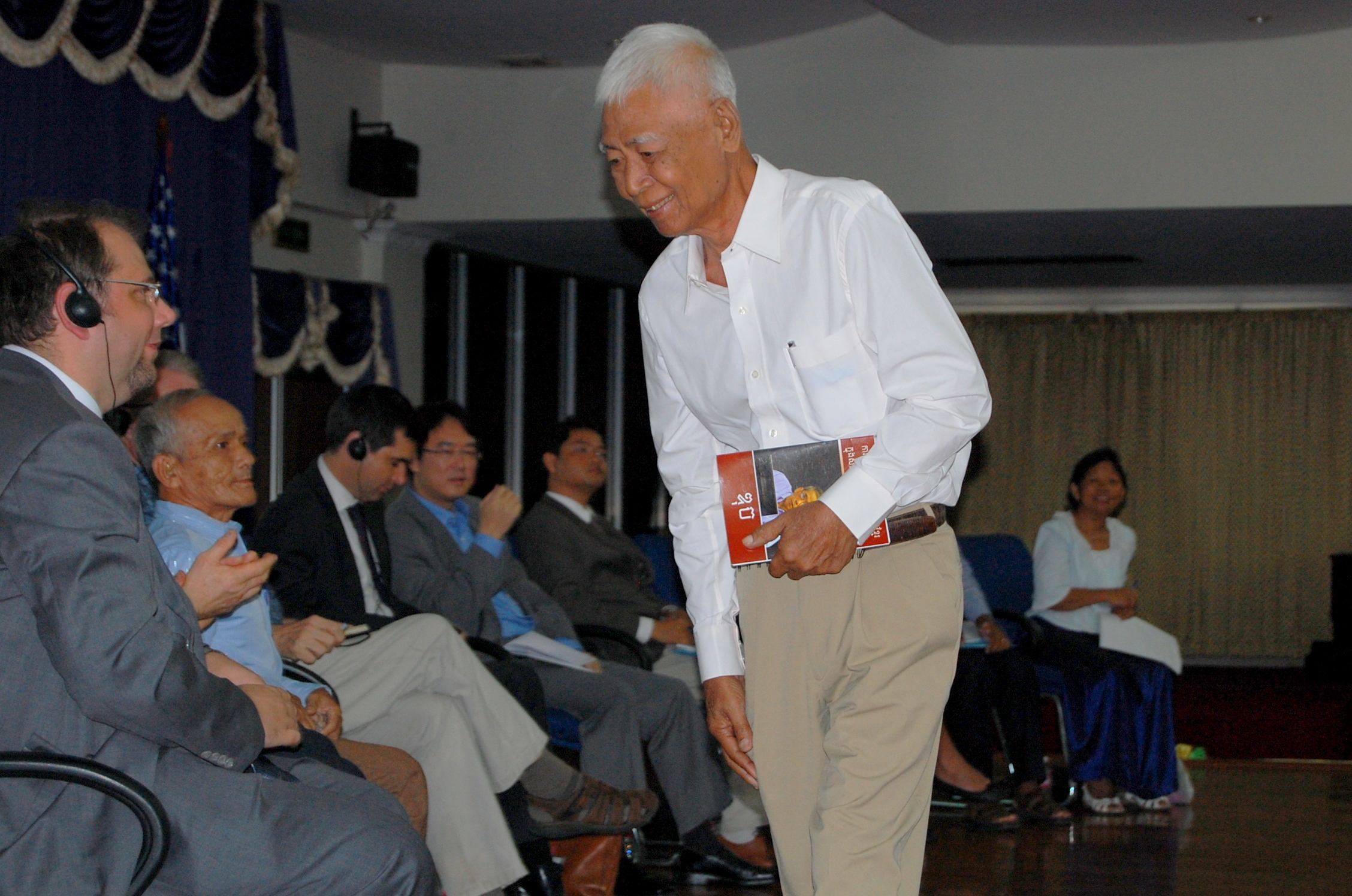 Van Nath departing earlier for medical check up, 23 July 2010