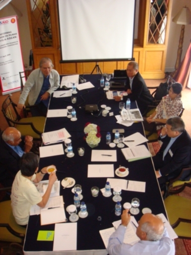 Theary Seng with human rights champions from ASEAN meeting to establish Human Rights Resource Center for ASEAN (Jakarta, 2009)