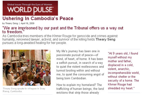 Ushering in Cambodia's Peace by Theary Seng