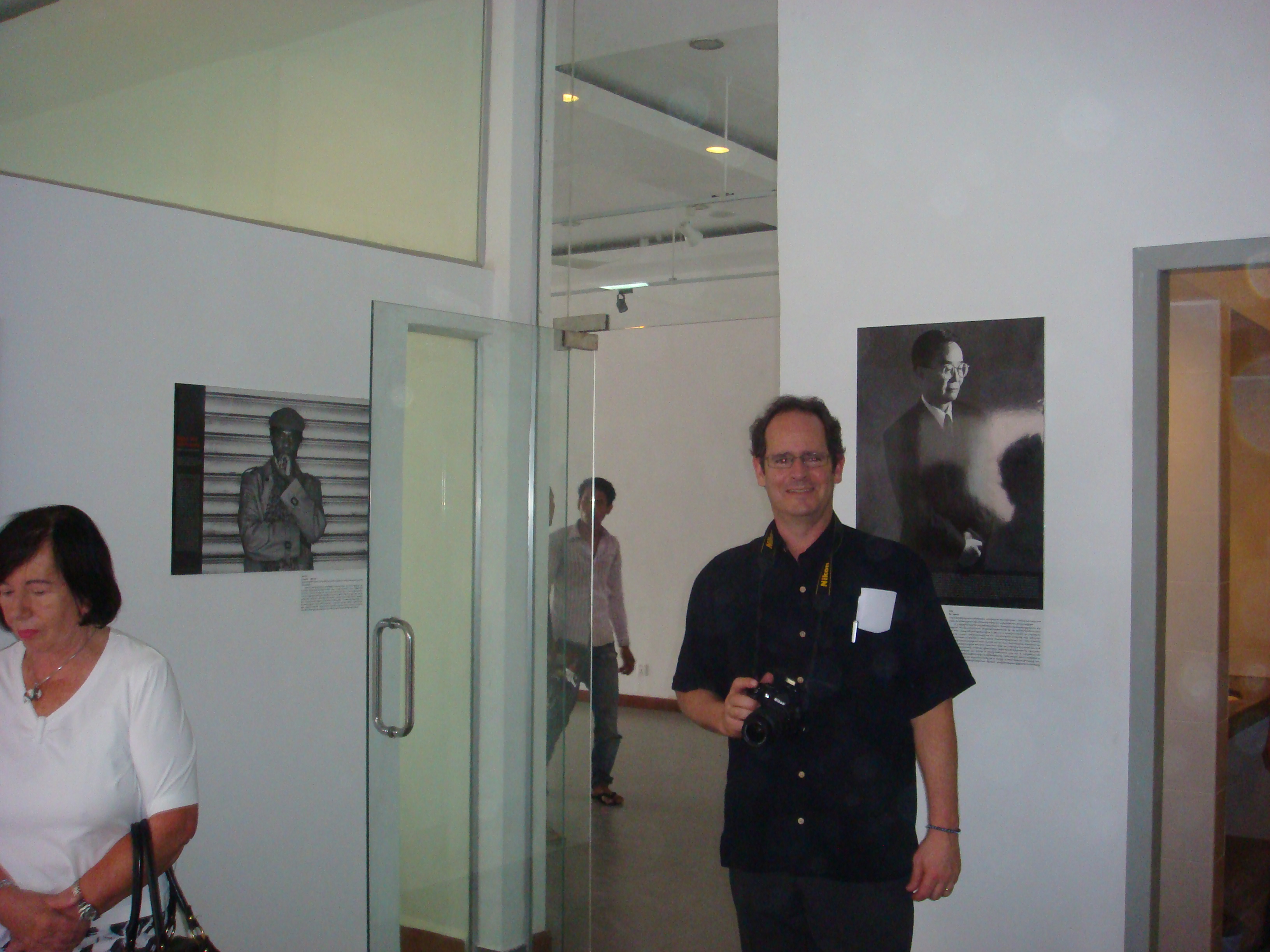 John Heffernan at Meta House STTP photo exhibition, 24 Feb. 2011