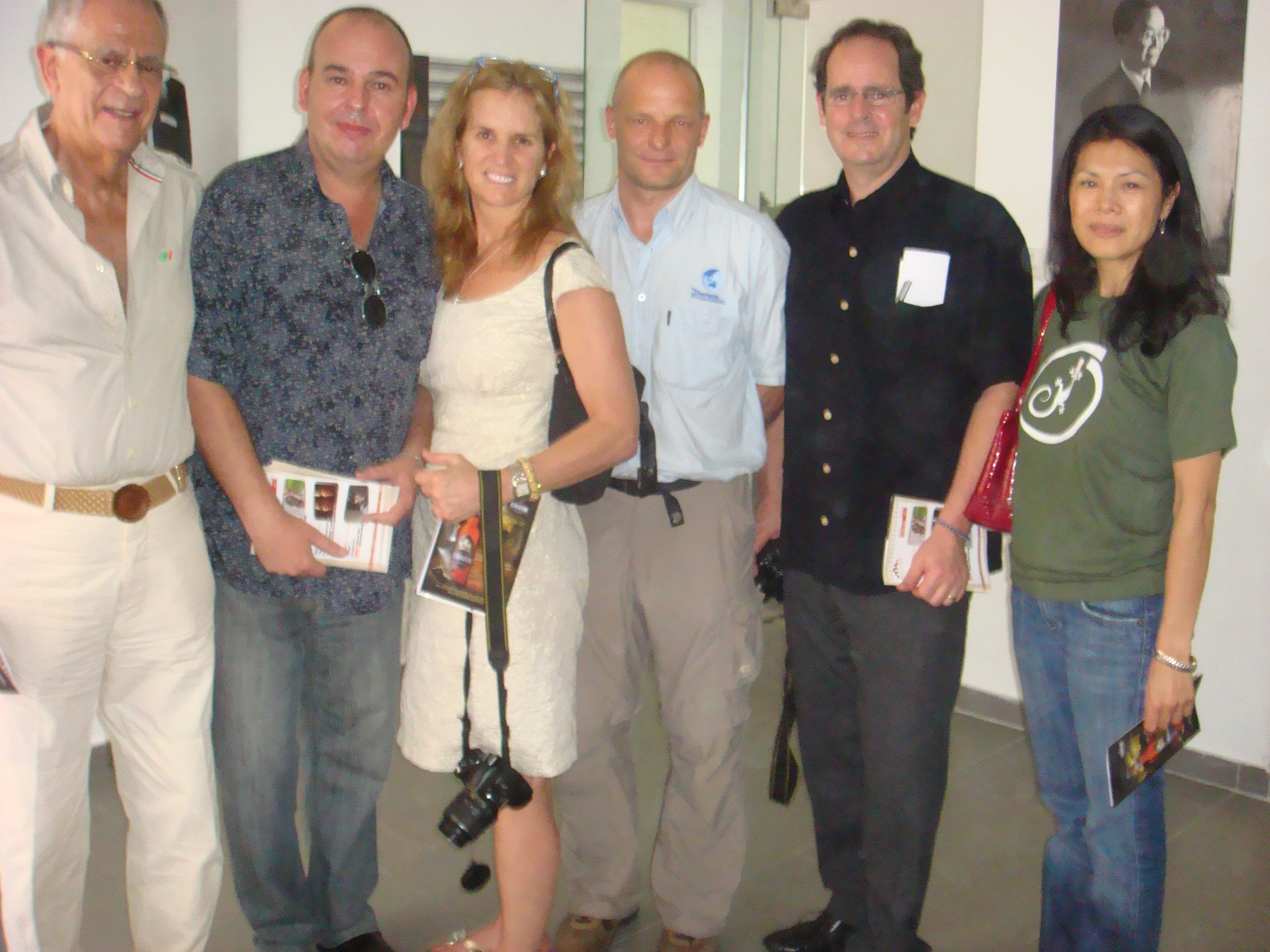 Kerry Kennedy, Theary Seng with Nico at Meta House, 24 Feb. 2011