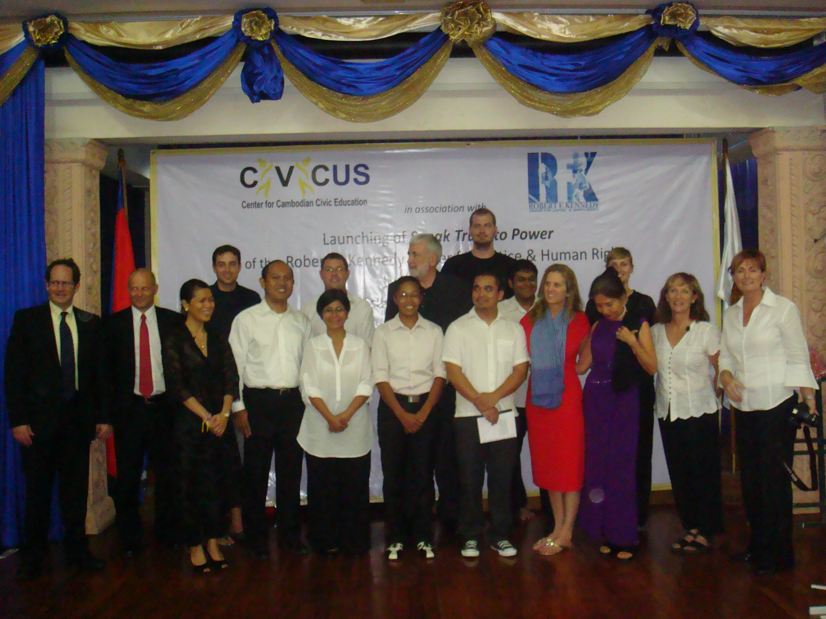 Kerry Kennedy, Theary Seng, The Phnom Penh Players, 24 Feb. 2011