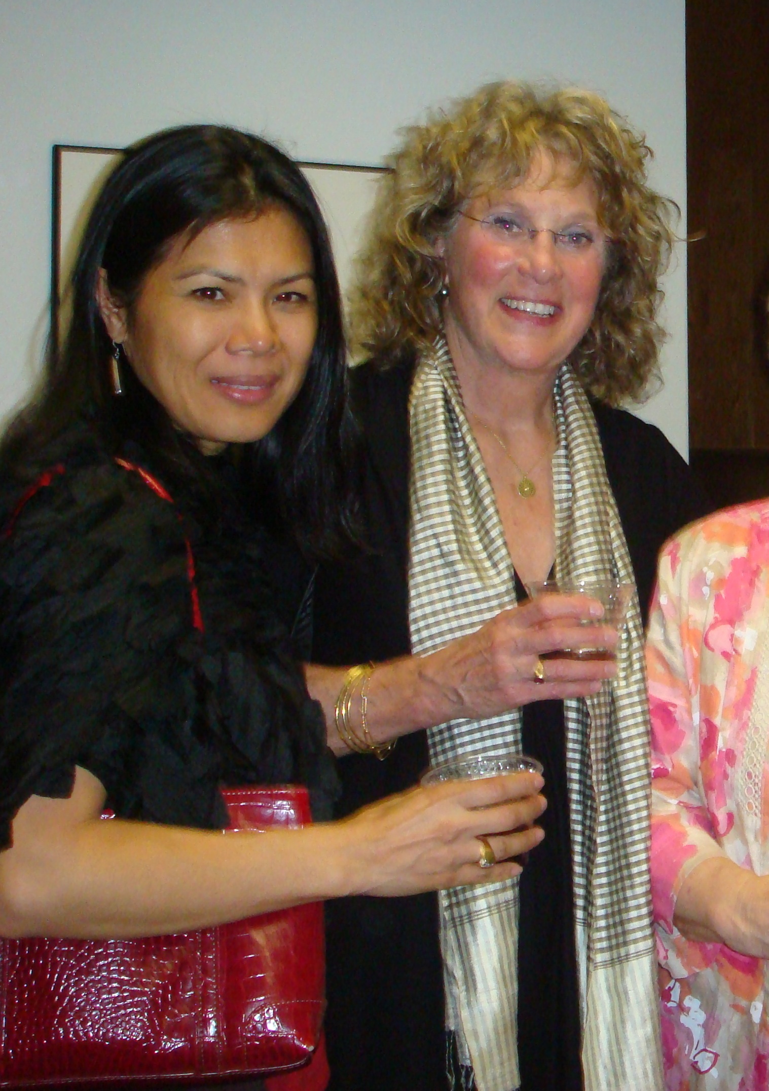Lauren Shaw in her silk krama (Lowell, May 2010)
