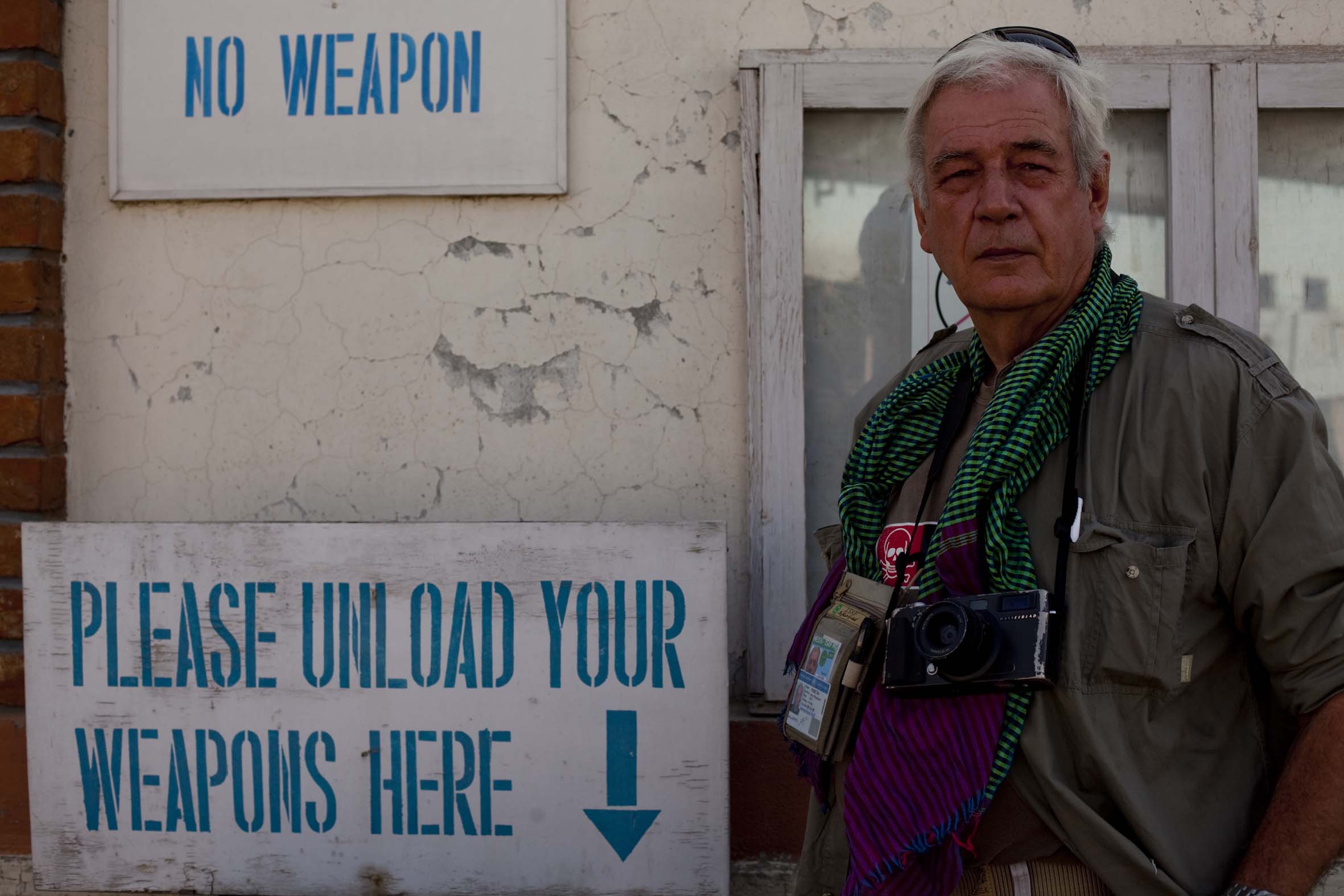 Tim Page in Afghanistan, 2009