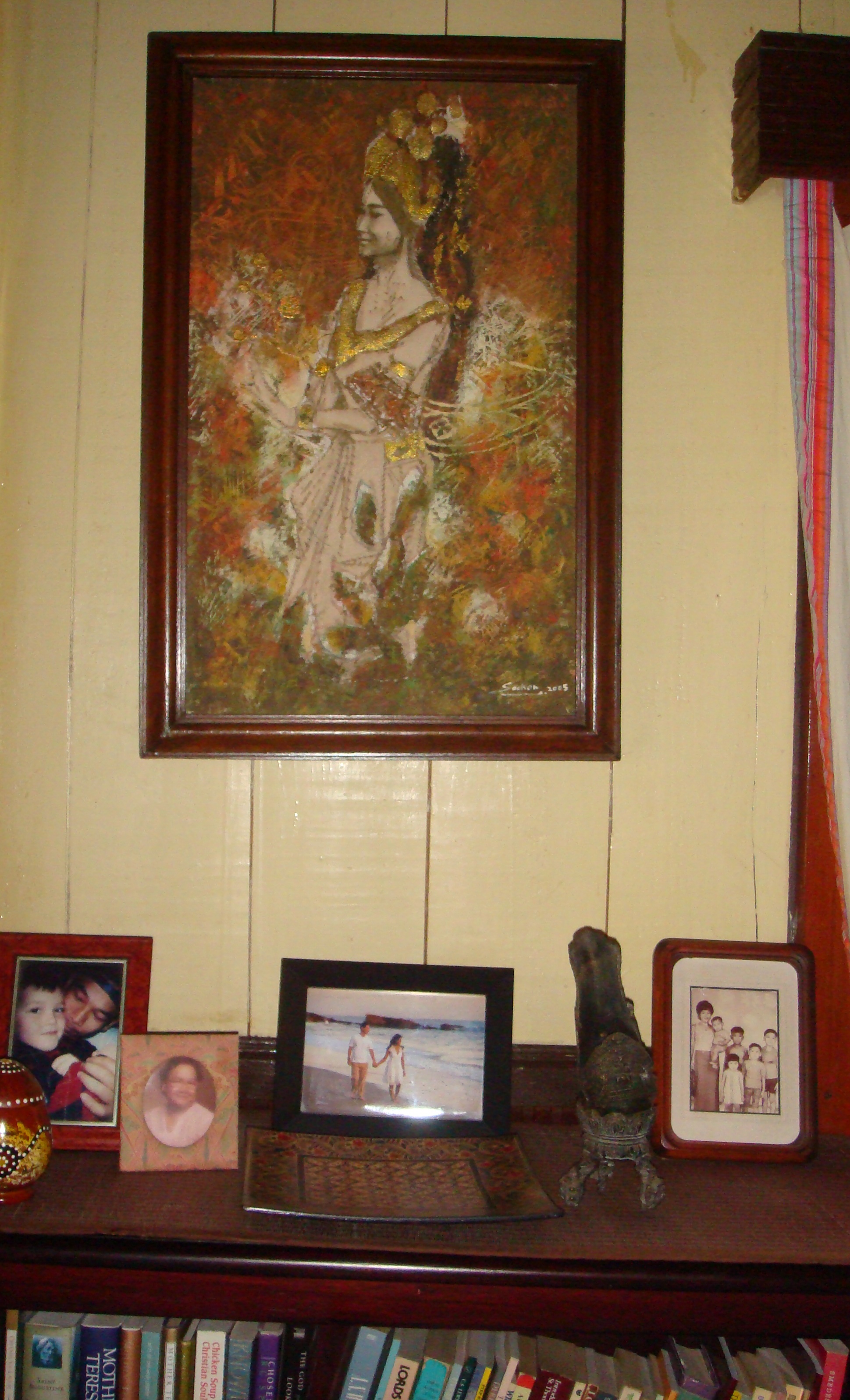 Art by Leang Seckon of Princess Bopha Devi