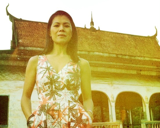 Theary Seng at Wat Champa, 20 Nov. 2011