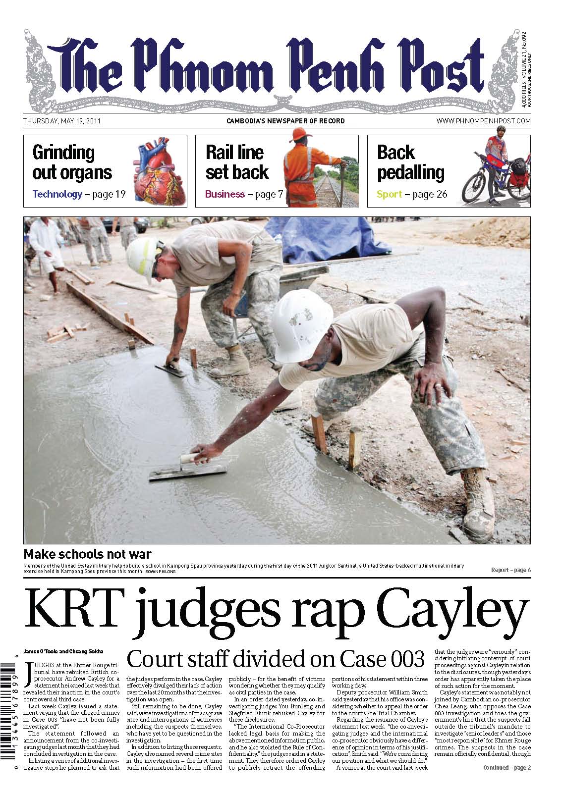 Phnom Penh Post, 19 May 2011