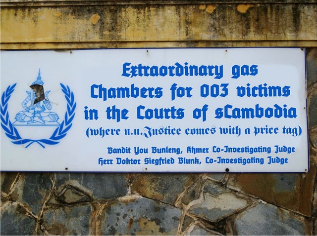 ECCC gas chamber sign, 2 May 2011