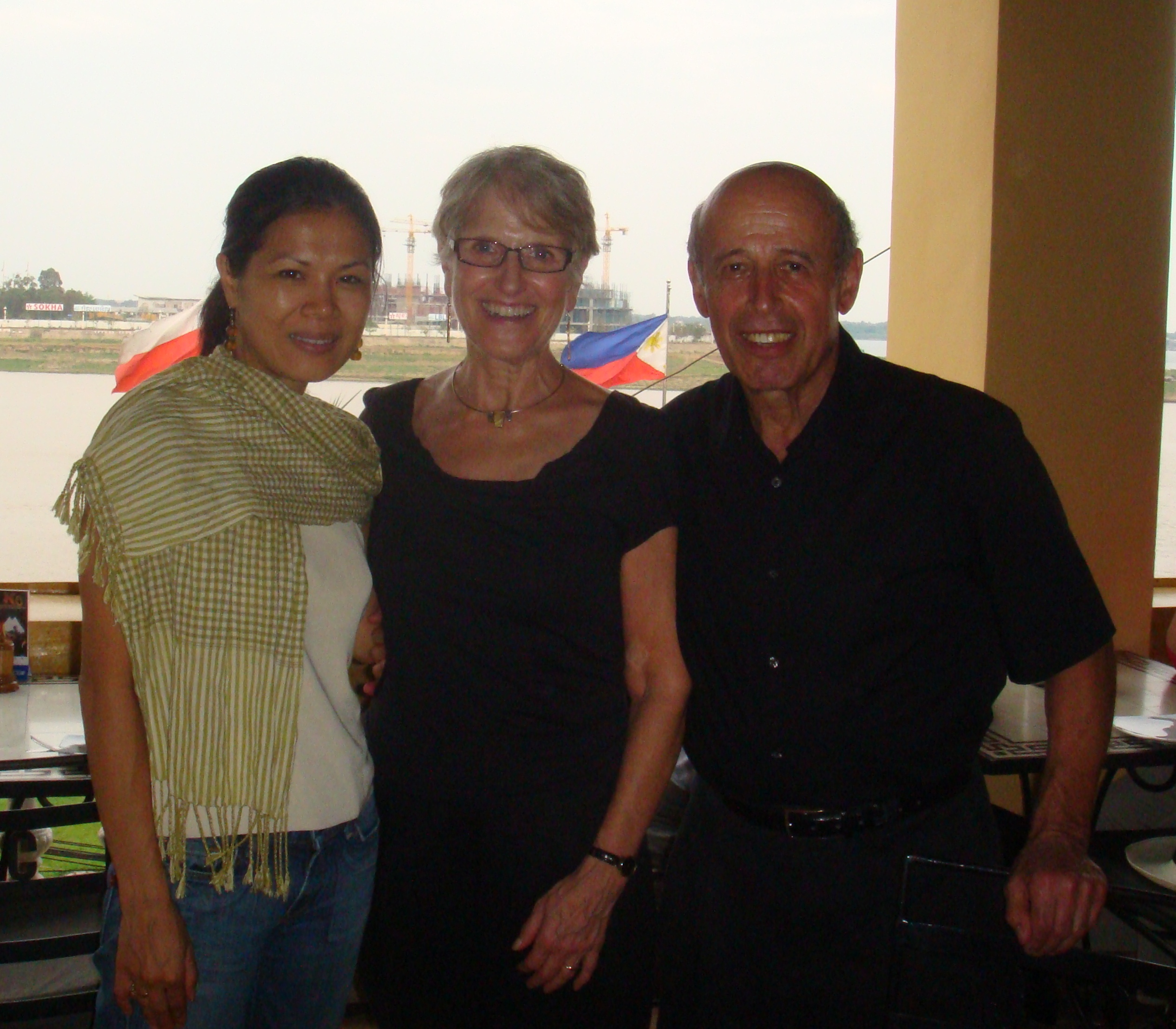 Ervin, Laurie Staub and Theary Seng, 6 March 2011