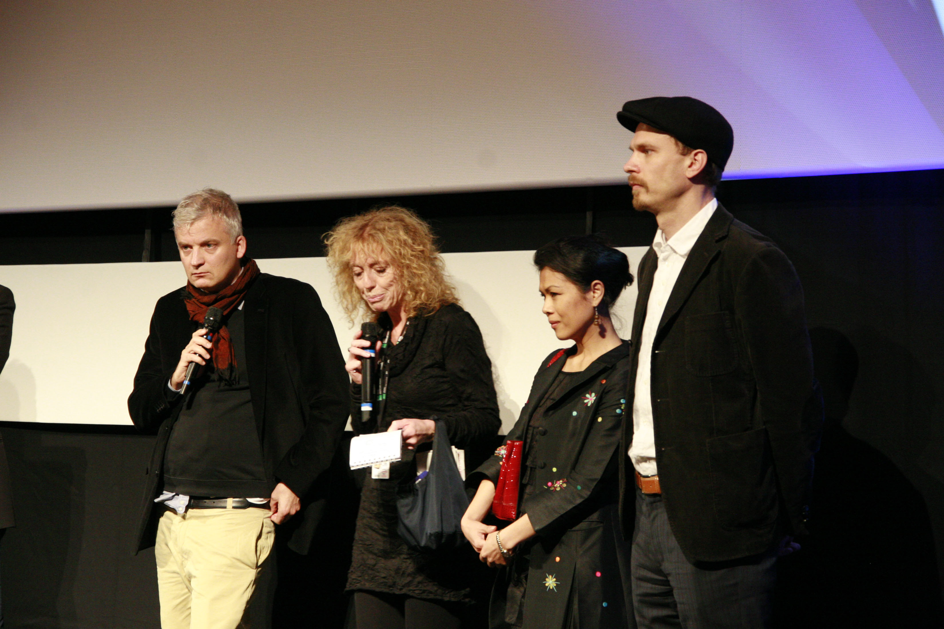 Q&A after Facing Genocide screening, International Rome Film Festival, 3 Nov. 2010