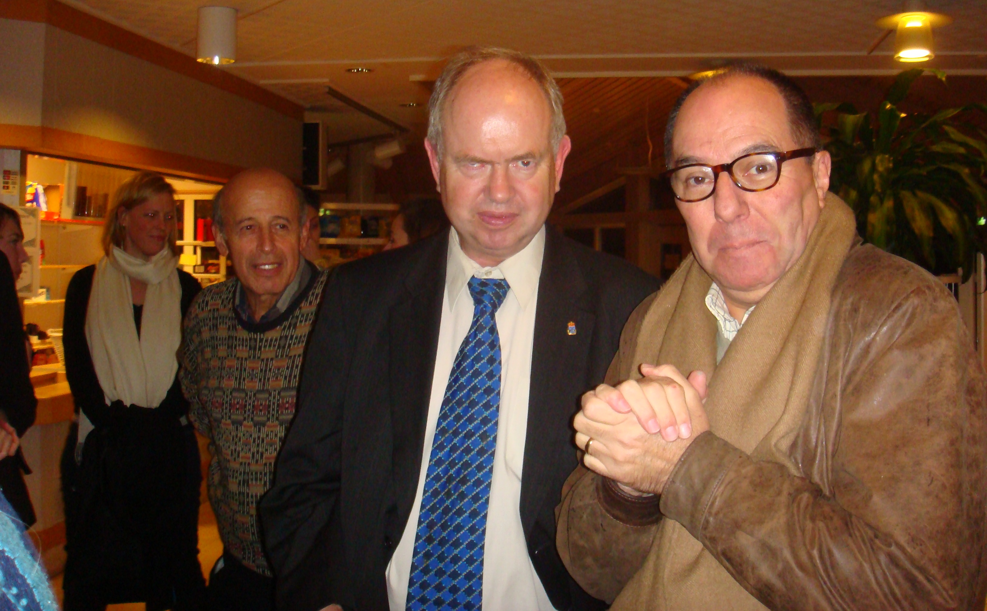 Ragnar Angeby, Luis Alberto at Sando, FBA Course on Reconciliation, Oct. 2010