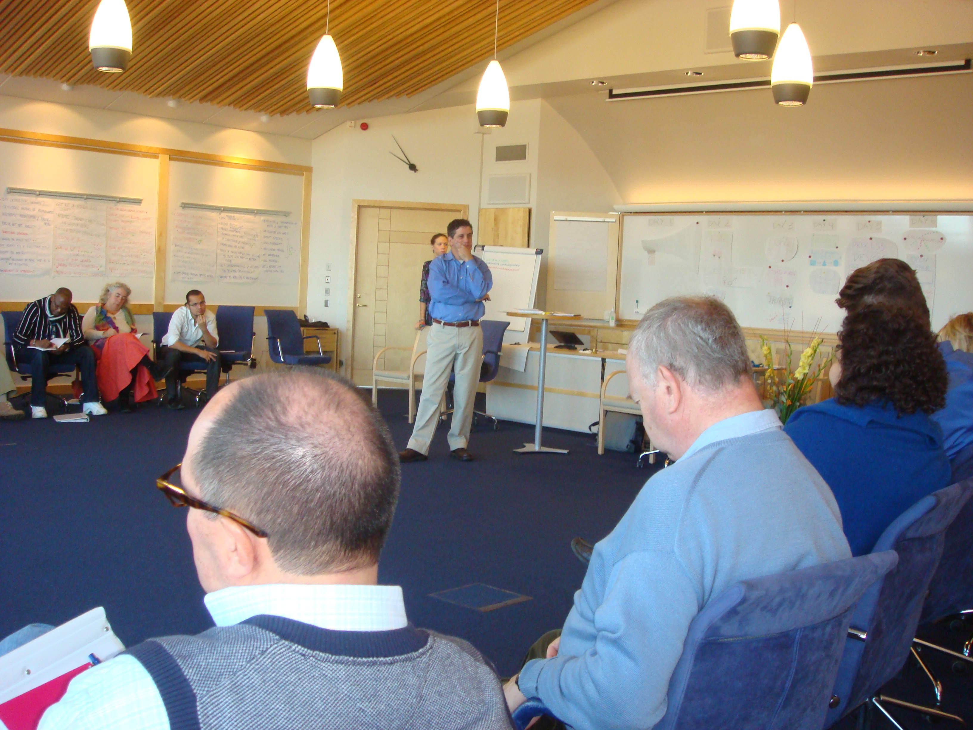Graeme Simpson training at FBA Coure on Reconciliation, Sando Sweden 25 Oct. 2010