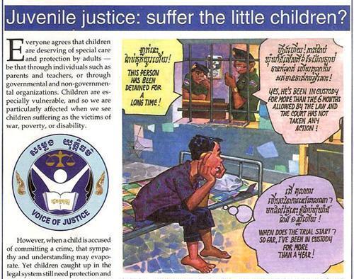Voice of Justice: Juvenile Justice by Zoe Nield and Ang Udom (heavily edited by Theary Seng)