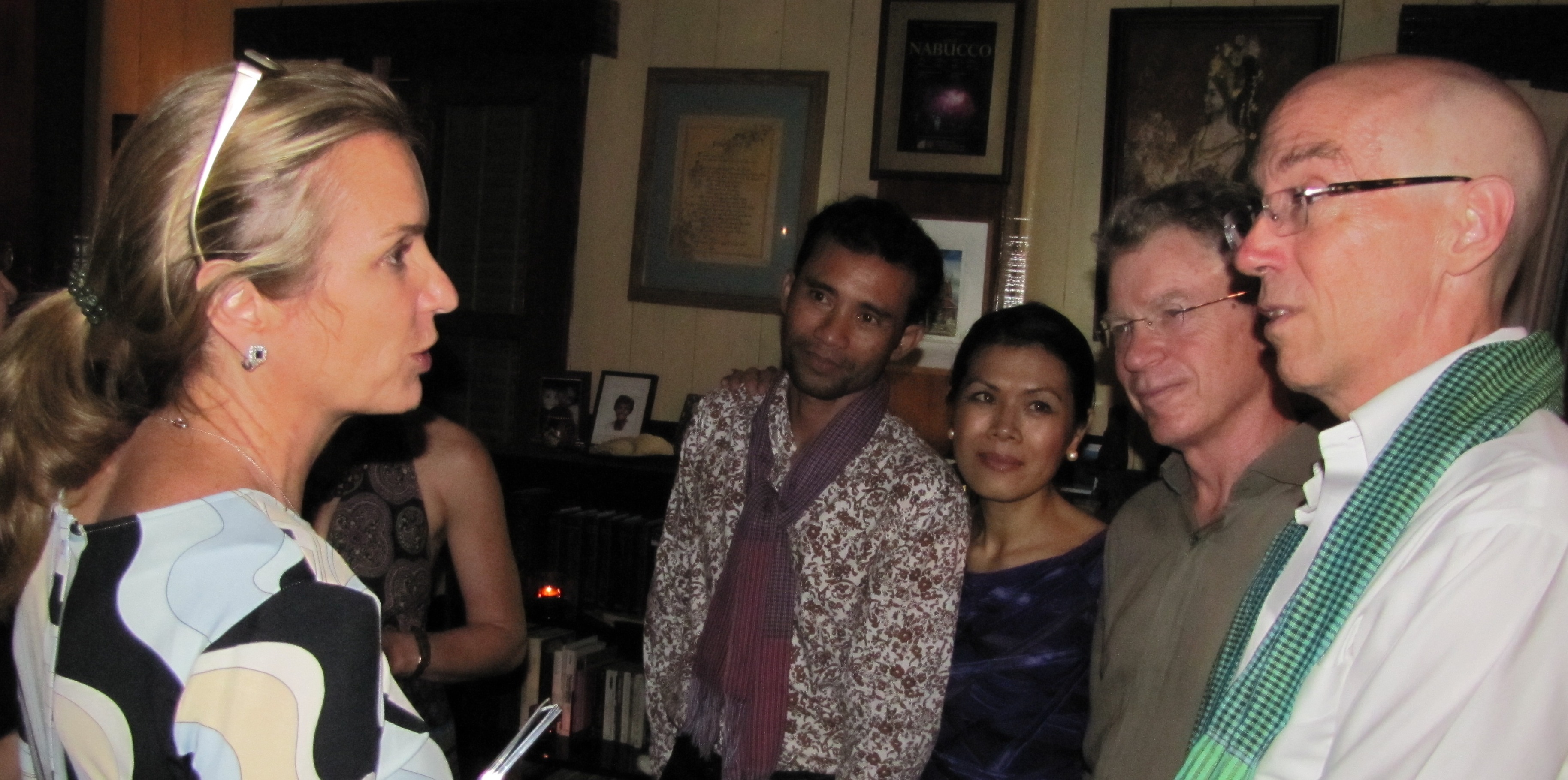 Theary Seng, Kerry Kennedy, CLA, Feb. 2011