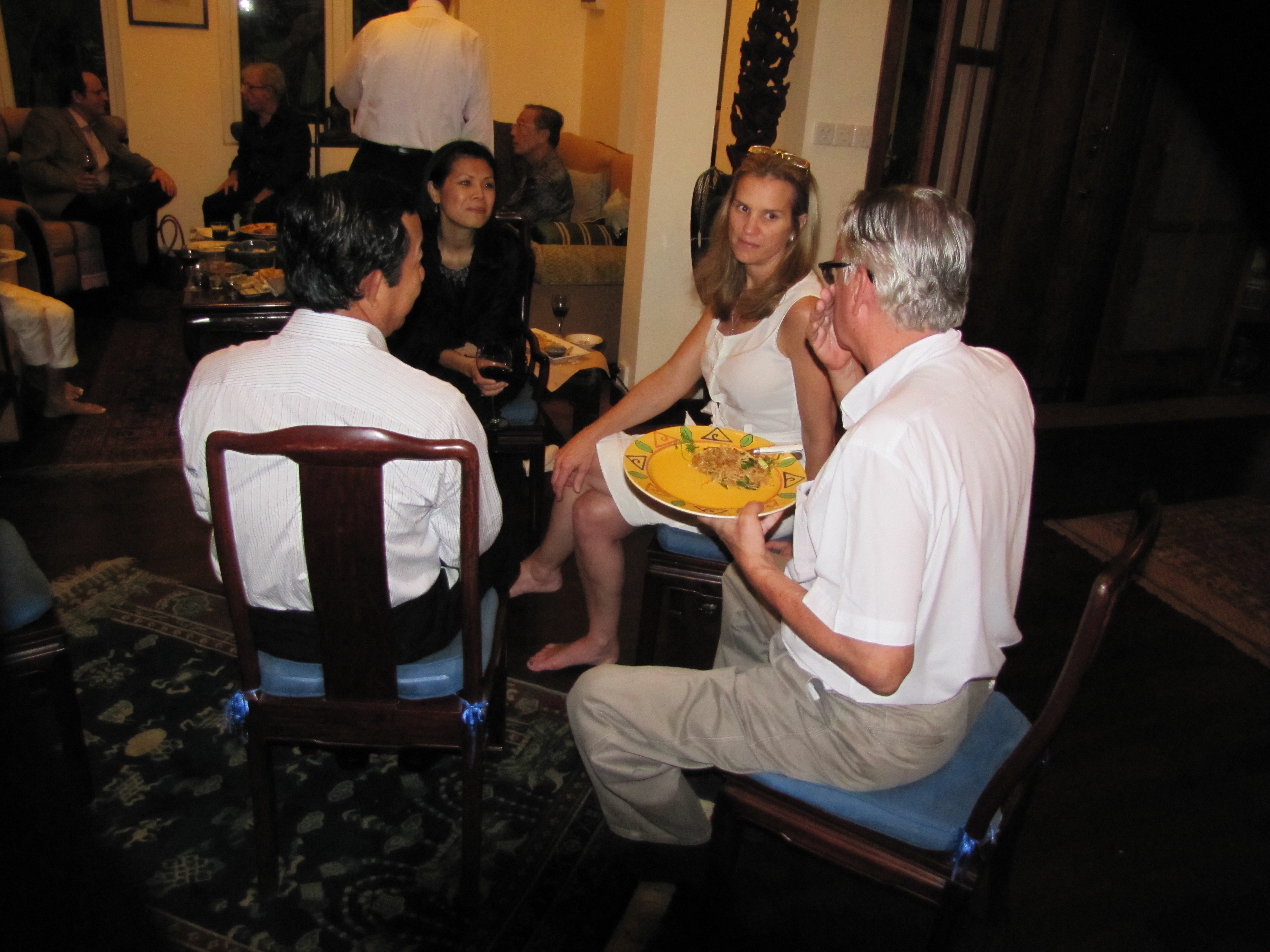 Rong Chhun, Kerry Kennedy, Michael Hayes, Theary Seng 22 Feb. 2011