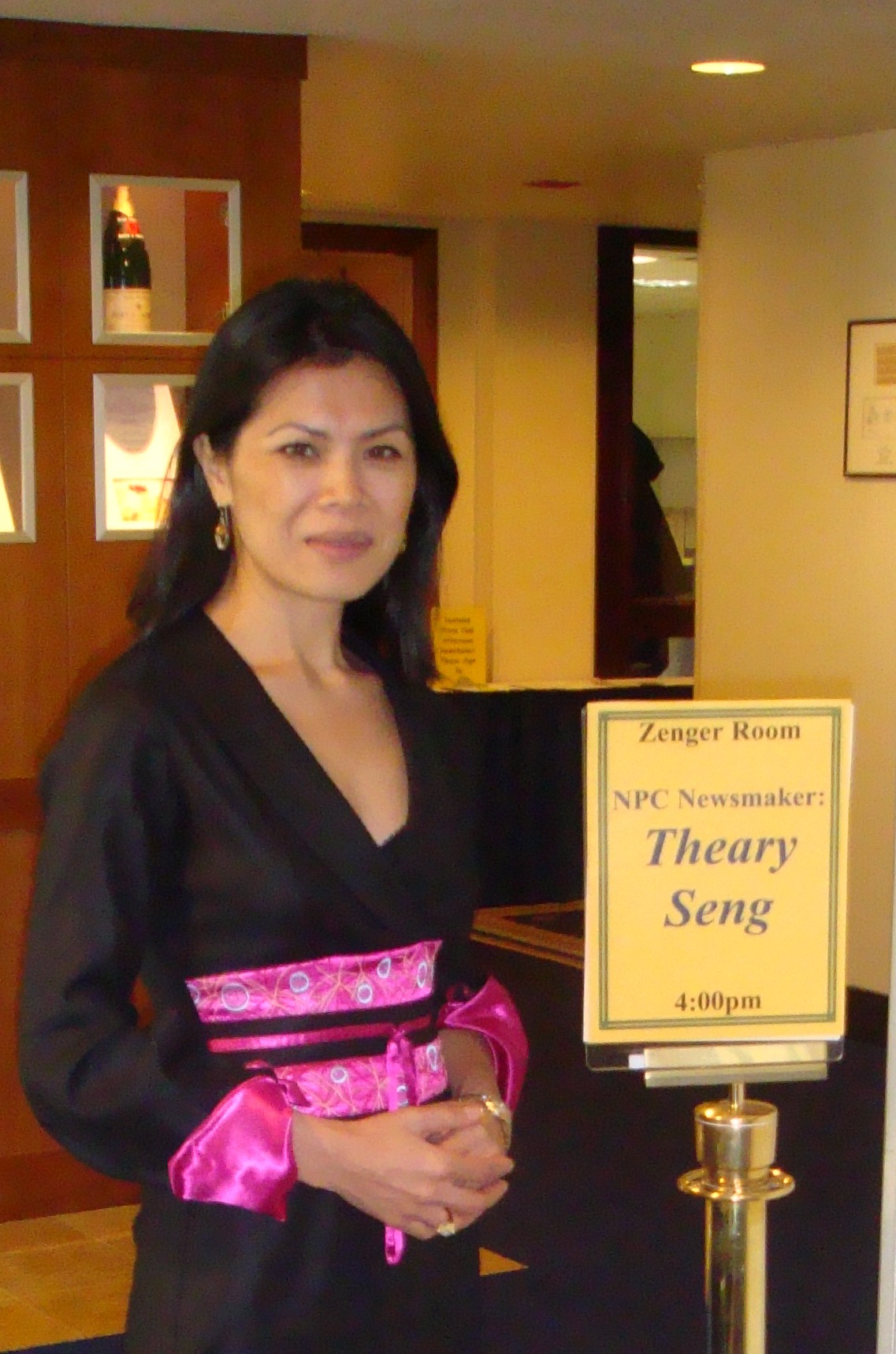 Theary Seng at National Press Club, Wash. DC, 5 March 2010