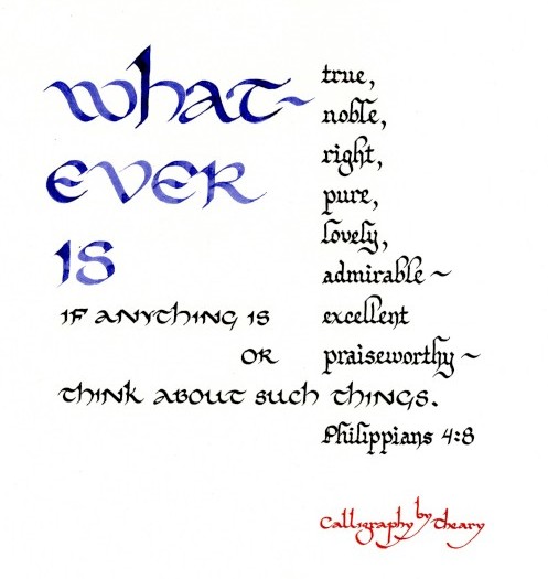 Philippians 4:8