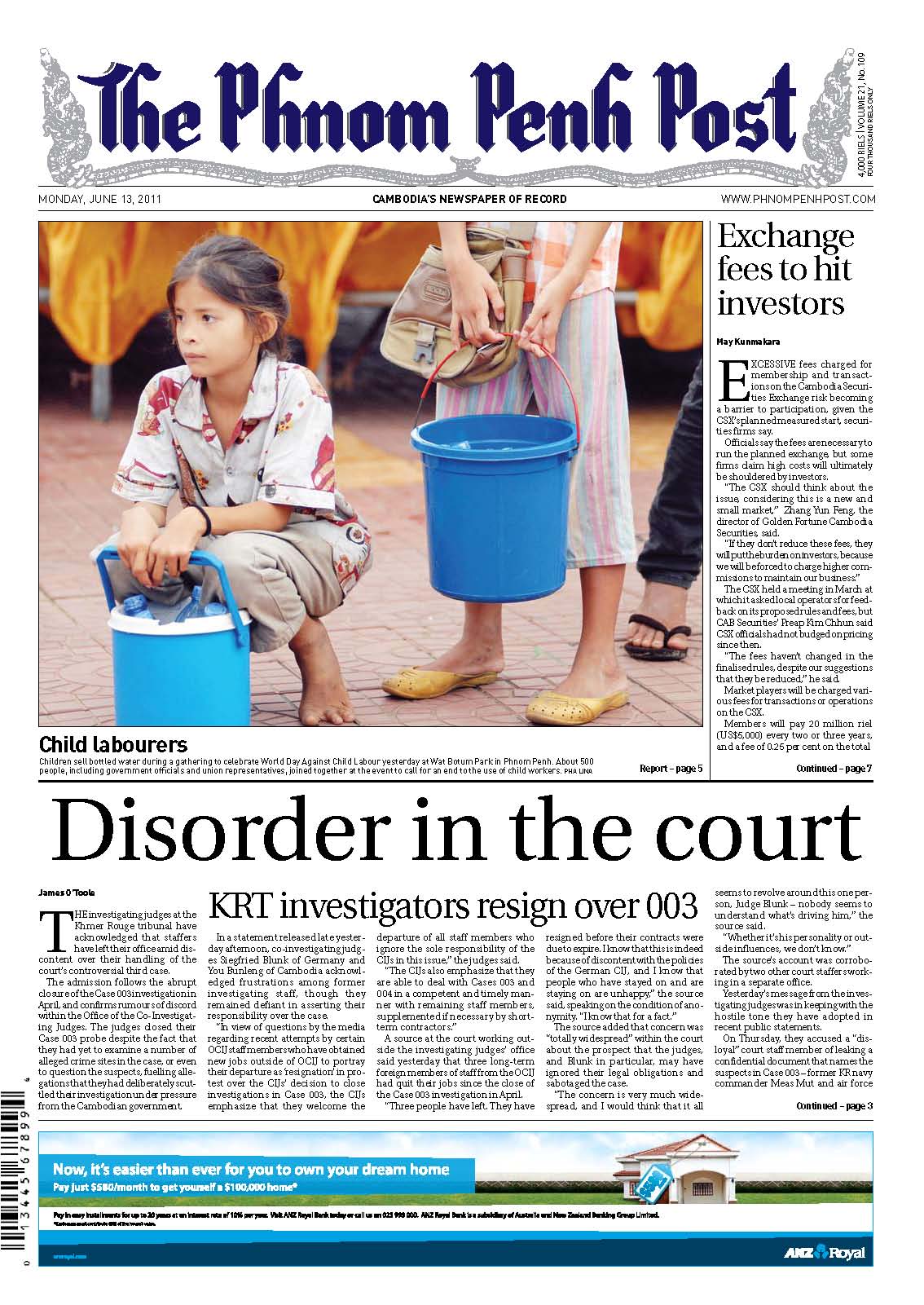Disorder in the Court, Phnom Penh Post, 13 June 2011