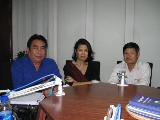 RFA Call-in Show, guests Theary Seng, Reach Sambath, host Leng Maly 22 April 2011