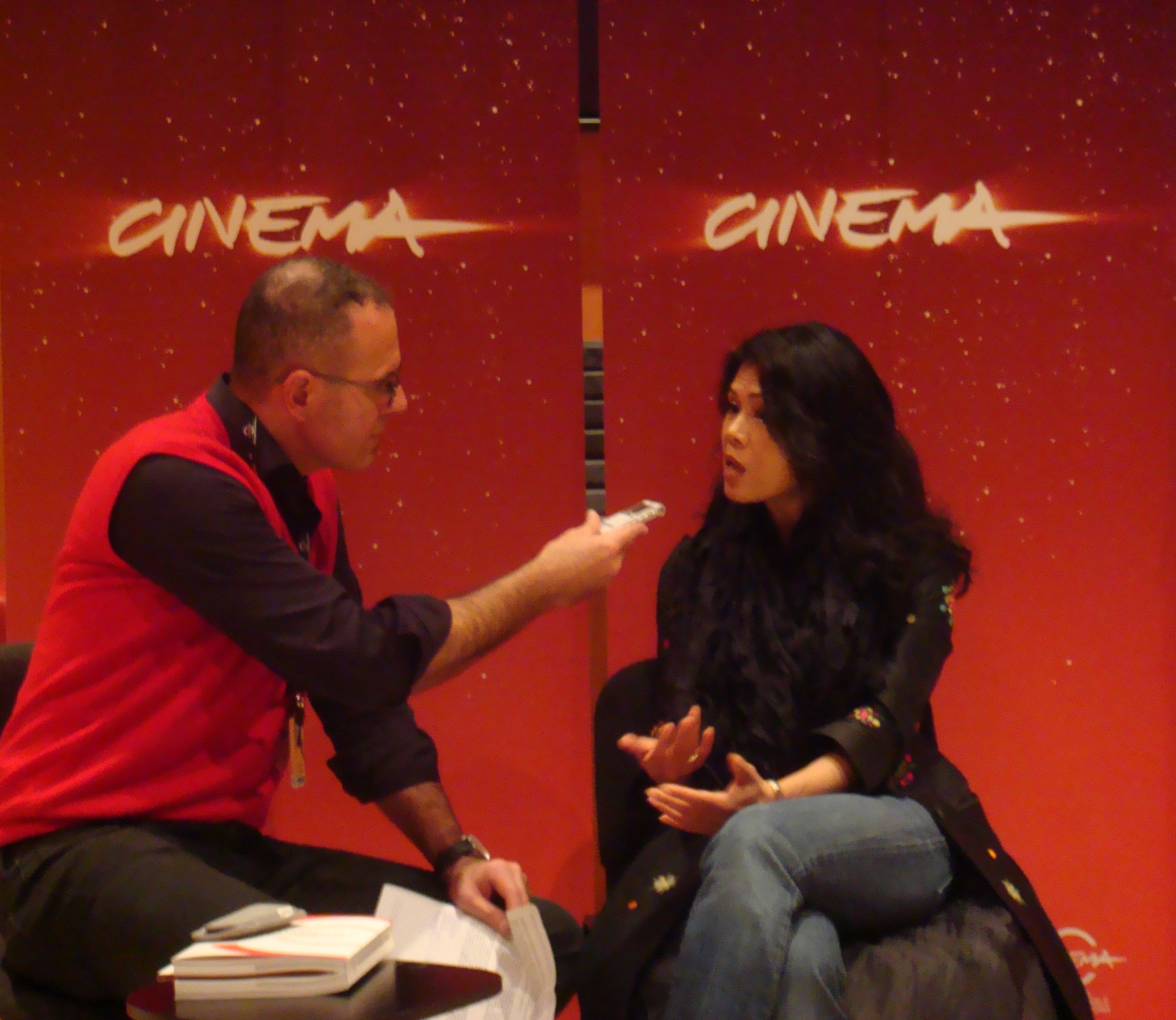 Theary Seng interview at International Rome Film Festival, 2 Nov. 2010