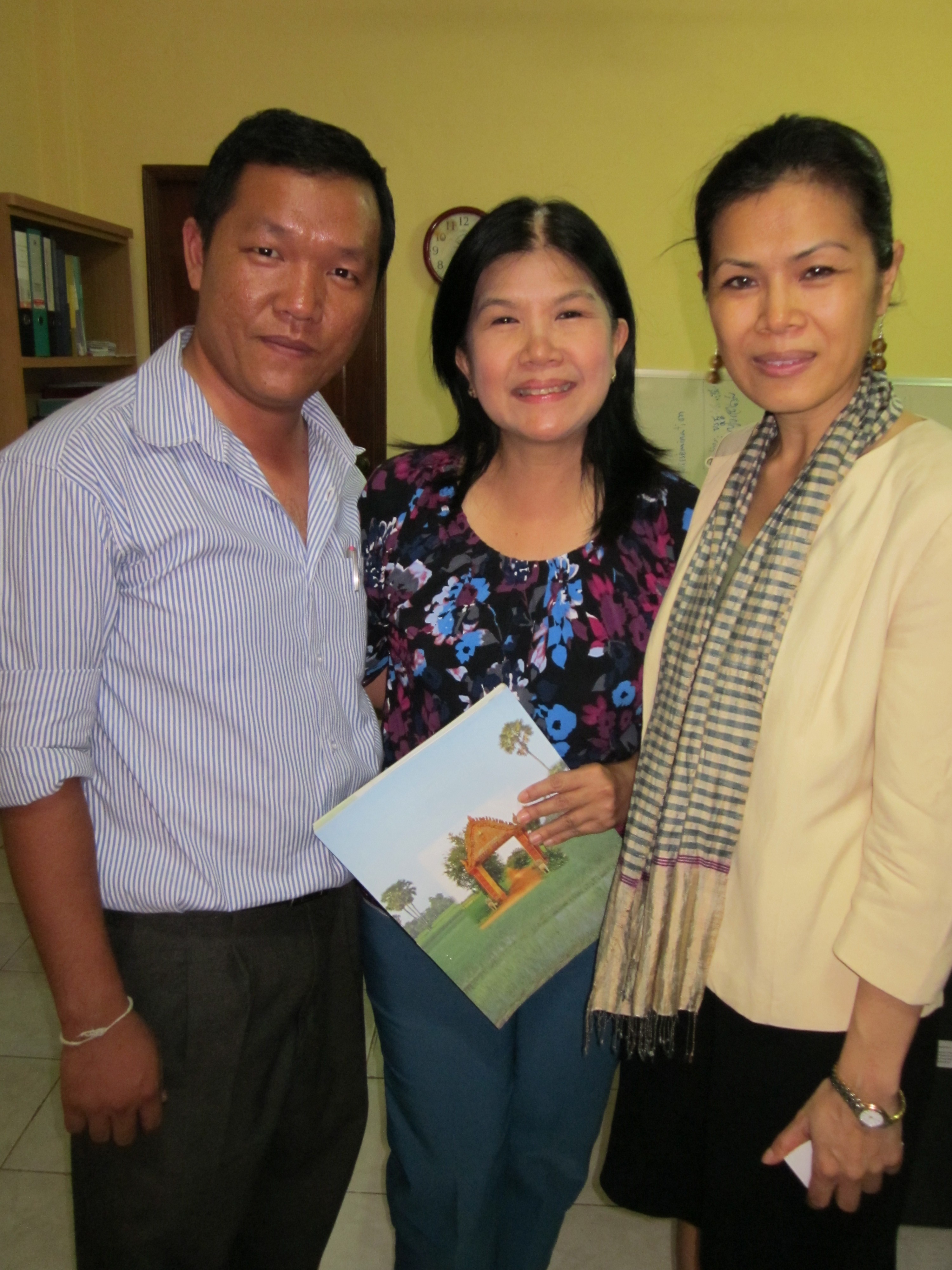 Theary Seng with Rotary Peace Fellow at CIVICUS, Sept. 2010