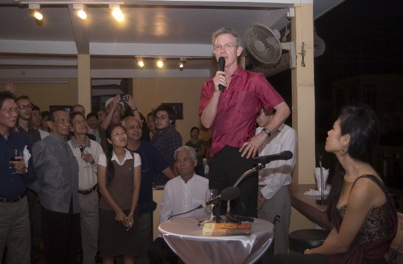 Theary Seng Memoir launch in Phnom Penh Charley Toodd of Cambodian Living Arts