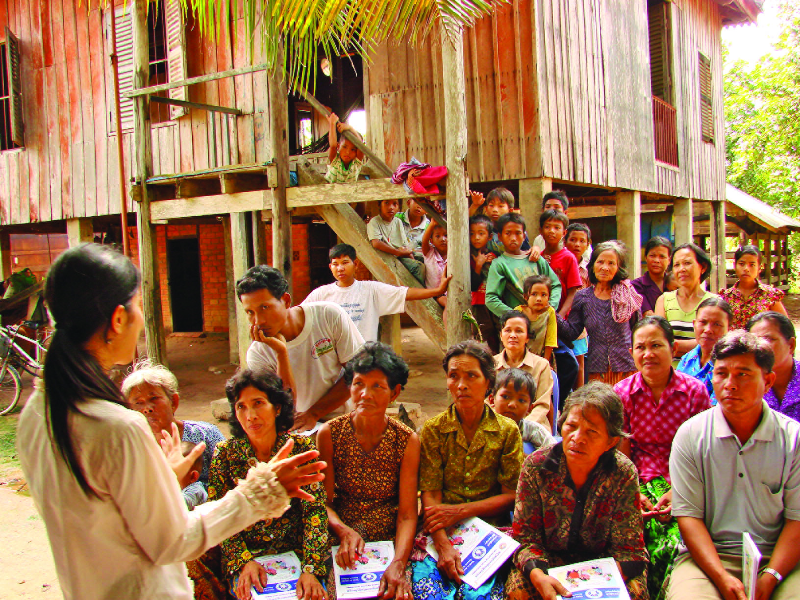 Theary Seng speaking with villagers in Svay Rieng, 2007 Theary Seng speaking with villagers in Svay Rieng, 2007