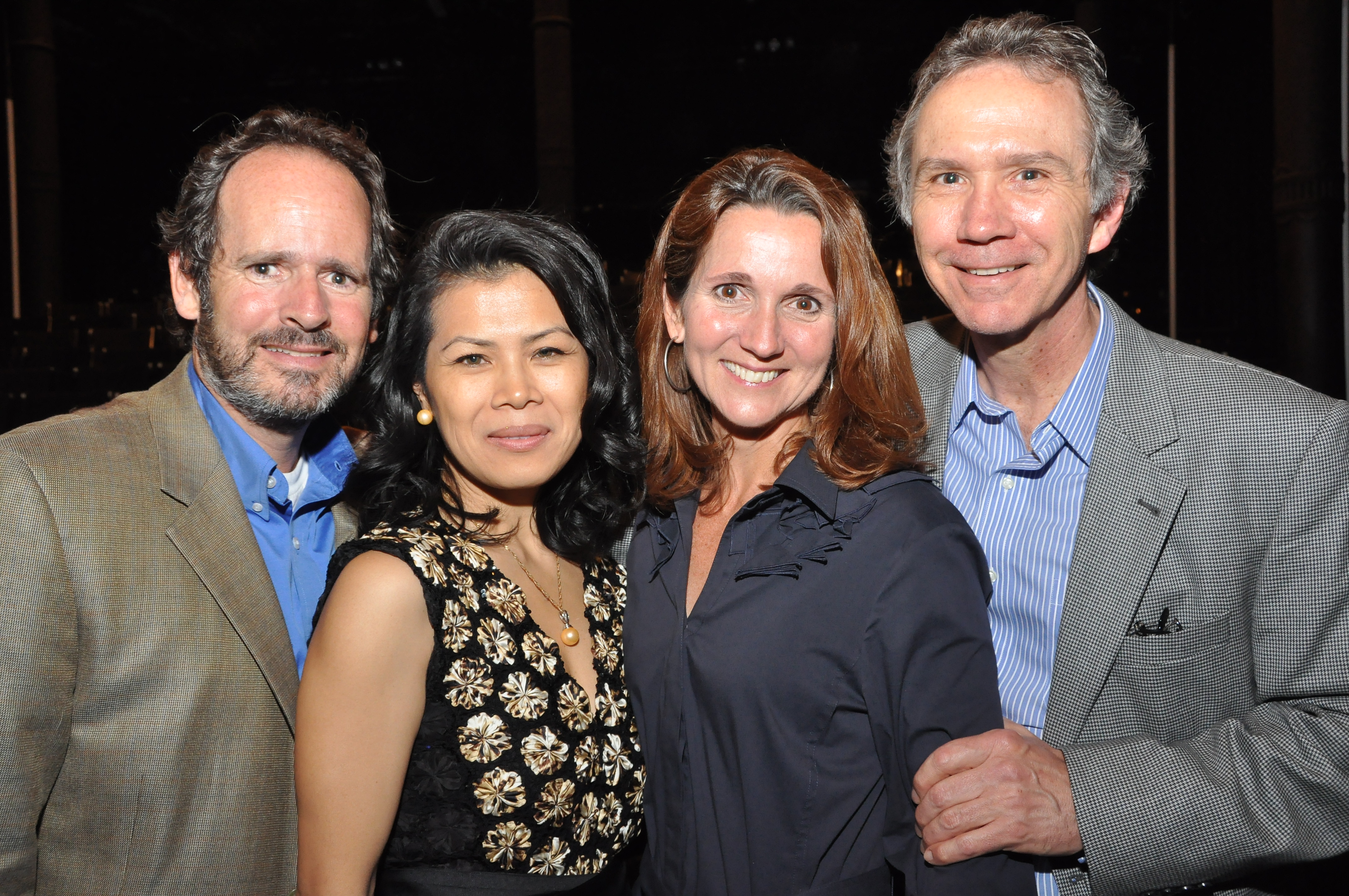 John and Margie Heffernan, Theary Seng at STTP Chile benefit at the Public Theatre, 3 May 2010