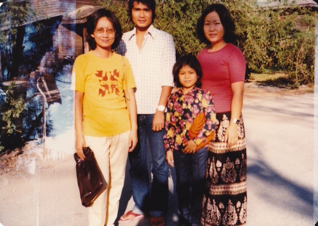 Theary Seng in Lumpini, 1980