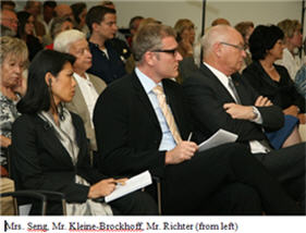 The Khmer Rouge Tribunal: Success or Scandal (Theary Seng in Berlin, 3 Sepember 209) Theary Seng, Moritz, Mr. Richter of Friedrich Naumann Stiftung